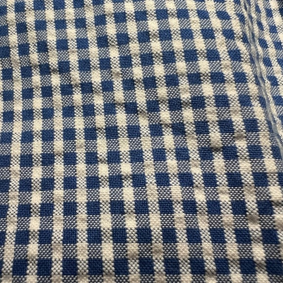 Jos A Bank Shorts Mens 40 Blue Check Gingham Pleated Stay Cool Golf Club Casual - Picture 4 of 9